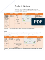 Prueba de Hipótesis Ejercicios