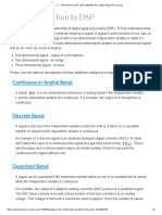 1.1 - Introduction To DSP - 20F-ELEG631-610 - Digital Signal Processing