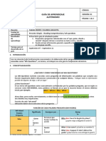 GUÍA DE INGLÉS 03 - TERCER PERIODO - PRESENT SIMPLE - WH QUESTIONS (1) Diferent Ss