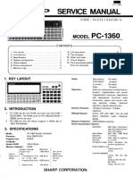 Service Manual: Sharp