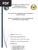 Facultad de Ingeniería de Industrias Alimentarias: "Año Del Diálogo y La Reconciliación Nacional"