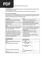 Module 1 Home Office and Branch Accounting General Procedures