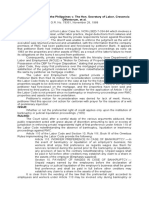 Development Bank of The Philippines v. The Hon. Secretary of Labor, Cresencia Difontorum, Et Al