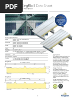 Kingrib 3 / Kingrib 5 Data Sheet: Insulated Trapezoidal Roof Panel System