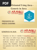 Generic Programming in Java