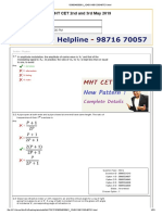 MHT-CET 20ghjmy-May-Shift-1