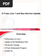 LRT and Bus Service Update For Transit Commission - Sept. 16, 2020