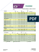 LISTA DE PRECIOS LED VIGENCIA MAR 16 A ABR 15 DE 2018 Jonatan PDF