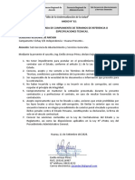 Declaración Jurada - Cumplimiento de EETT o TDR