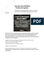 Múltiples Fuentes de Ingresos PDF