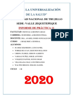 Determinación de Las Medidas Antropométricas e Índice de Quetelet