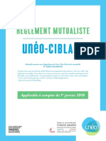 Règlement Mutualiste Uneo-Ciblage