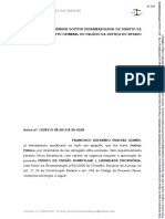 Excelentíssimo Senhor Doutor Desembargador de Direito Da 3 Câmara de Direito Criminal Do Palácio Da Justiça Do Estado de São Paulo