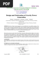 Design and Fabrication of Gravity Power Generation