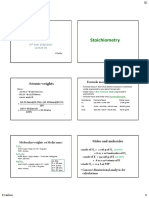 Chem 1: Stoichiometry