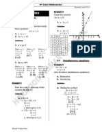 Chapter 2: Algebra: 8 Grade Mathematics Summary Notes Vo.1