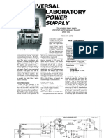 Universal Laboratory Power Supply