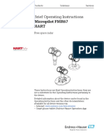 Brief Operating Instructions Micropilot FMR67 Hart: Free Space Radar