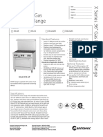 X Series 36" Gas Restaurant Range: Models