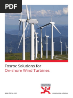 Fosroc Solutions For: On-Shore Wind Turbines