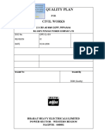 Field Quality Plan: Civil Works