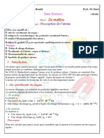 Cours-1 - Un Modèle de L'atome PDF