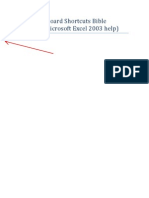 Excel Keyboard Shortcuts Bible