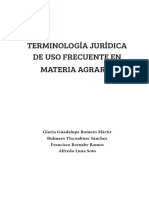 Terminologia-Juridica - Agraria