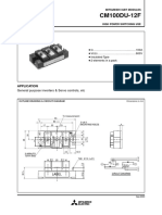 Igbt Cm100du-12f PDF