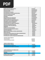 Tarea de Costo