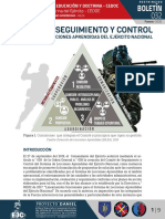 Boletin 032 Comite de Seguimiento y Contol Del Sistema de Lecciones Aprendidas Del Ejército Nacional PDF