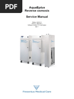 Aquabplus Reverse Osmosis Service Manual: Fresenius Medical Care