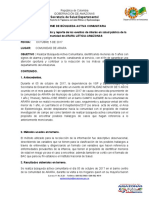 Informe de Búsqueda Activa Comunitaria Arara