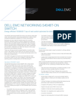 Dell Emc Networking s4048T On Spec Sheet