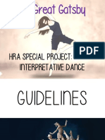 The Great Gatsby: Hra Special Project: Interpretative Dance