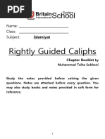 Caliphs Booklet Abu Bakr Umar