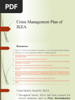 Crisis Management Plan of IKEA