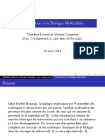 Biologie Moléculaire Résumé 02 PDF