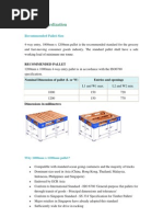 Pallet Standardisation in FMCG Industry