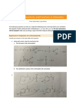 CHEM1002 Reactivity and Function in Chemistry: Post-Laboratory Questions