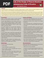 Academic Poster: Comparative Study of The Design of Flexural Members Using Contemporary Codes of Practice