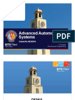 Advanced Automotive Systems: BITS Pilani