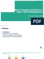 Early Insulin Initiation in Type 2 DM Management: DR - Yosef S.Sugi, SPPD