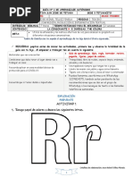 Guía 1 Consonantes R 1° PDF