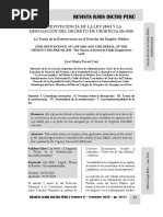 La Reviviscencia de La Ley 24041 - Autor José María Pacori Cari