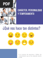 Caracter Personalidad y Temperamento