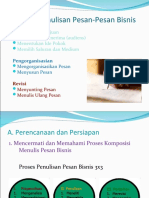 Tahapan Penulisan Pesan-Pesan Bisnis