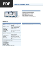 Specifiche Strumenti INSTEK GAD-201G