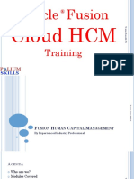 Oracle Fusion Cloud HCM Training by Experienced Global Consultant