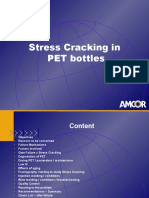 Stress Cracking in PET Bottles